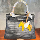 Close-up detail of contemporary bag design