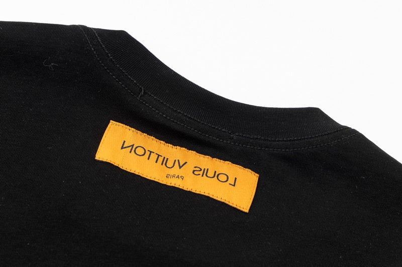 Front view of Louis Vuitton cotton t-shirt with logo-detail design