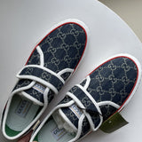 Gucci soft grey luxury sneakers view 8 classic court silhouette