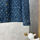 Back view of Louis Vuitton luxury clothing with runway-inspired design