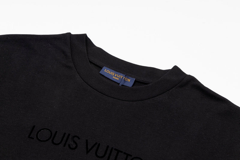 Front view of Louis Vuitton cotton t-shirt with monogram-inspired silhouette