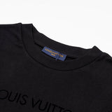 Front view of Louis Vuitton cotton t-shirt with monogram-inspired silhouette