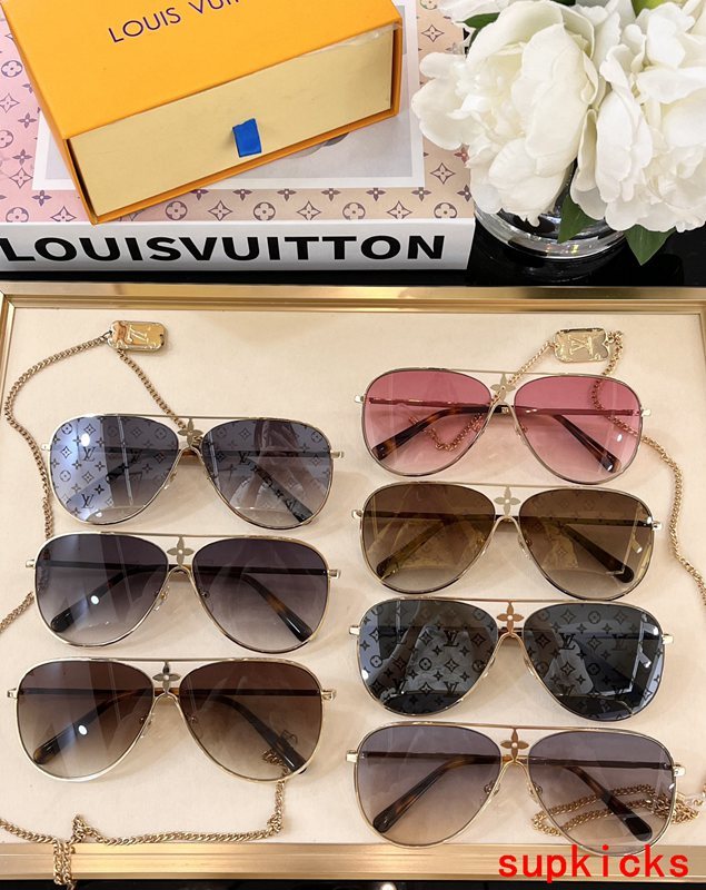Lifestyle view of Louis Vuitton unisex sunglasses