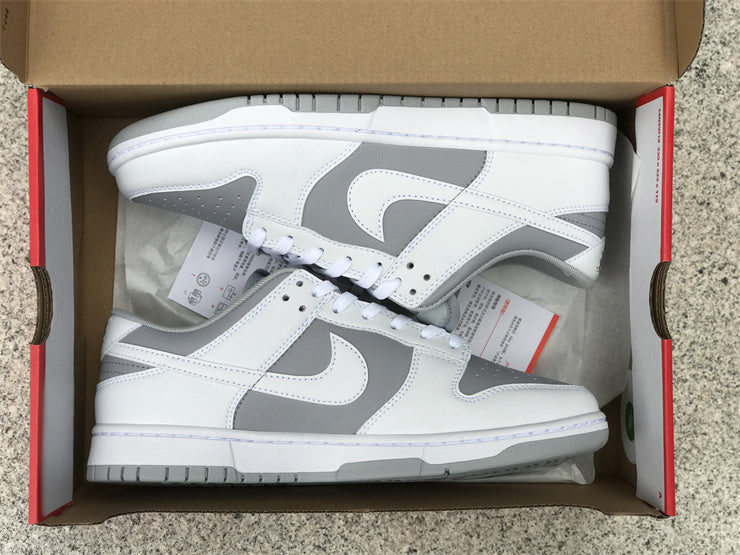 Nike two-tone luxury sneakers view 6 signature lace-up style