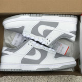 Nike two-tone luxury sneakers view 6 signature lace-up style