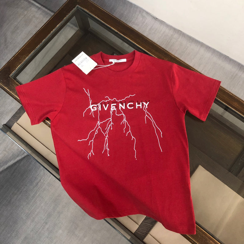 Front view of Givenchy luxury clothing with signature branding