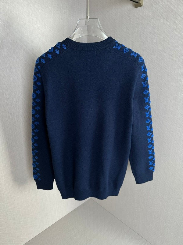 Side profile of Louis Vuitton luxury clothing with contemporary cut