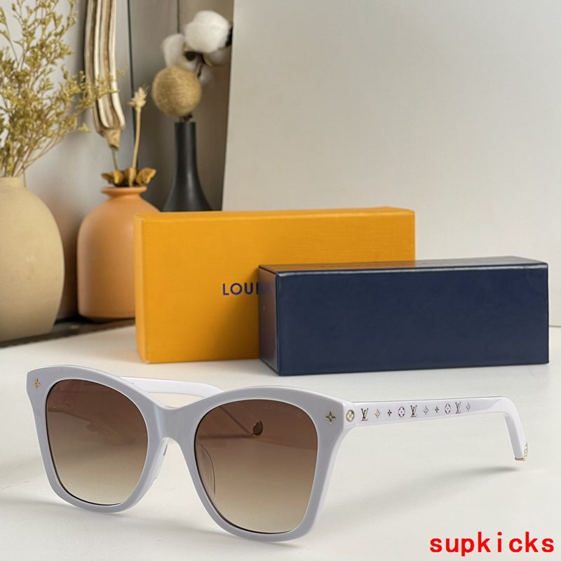 Lifestyle view of Louis Vuitton unisex sunglasses
