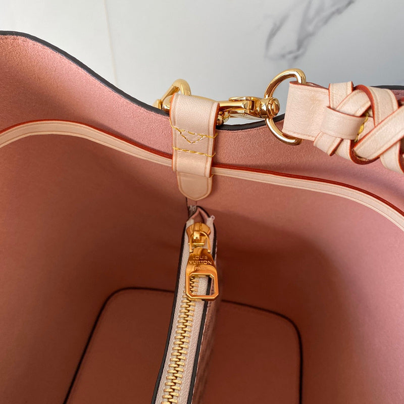 Front view of modern chic women's handbag – women's statement bag