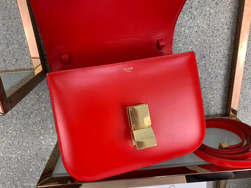 Styled lifestyle shot of signature classic women's handbag – women's designer-style accessory