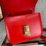 Styled lifestyle shot of signature classic women's handbag – women's designer-style accessory