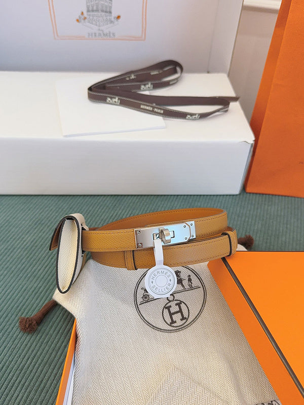 Side view of smart structured handbag