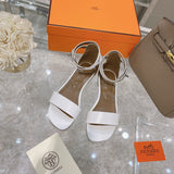 Hermès Grey Slip-On Sneakers - Angled View