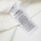 Burberry luxury t-shirt detail shot