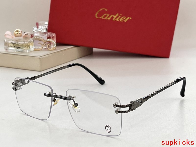 Lifestyle view of Cartier unisex sunglasses