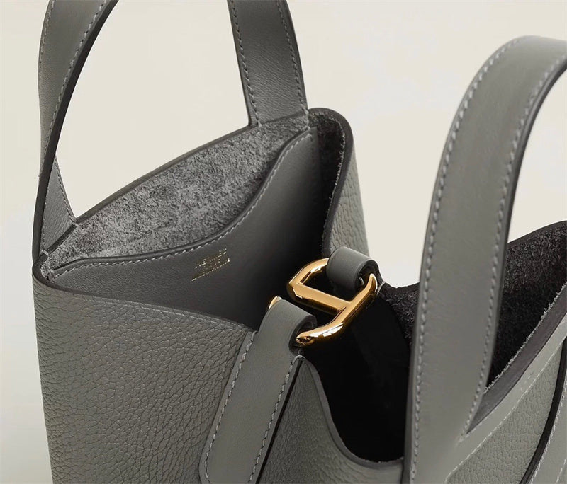  Sleek structured bag carried on shoulder 16
