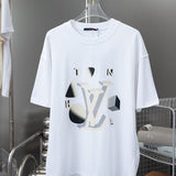 Back view of Louis Vuitton cotton t-shirt with relaxed-fit cut