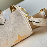 Interior view of sleek elevated women's handbag – women's statement bag