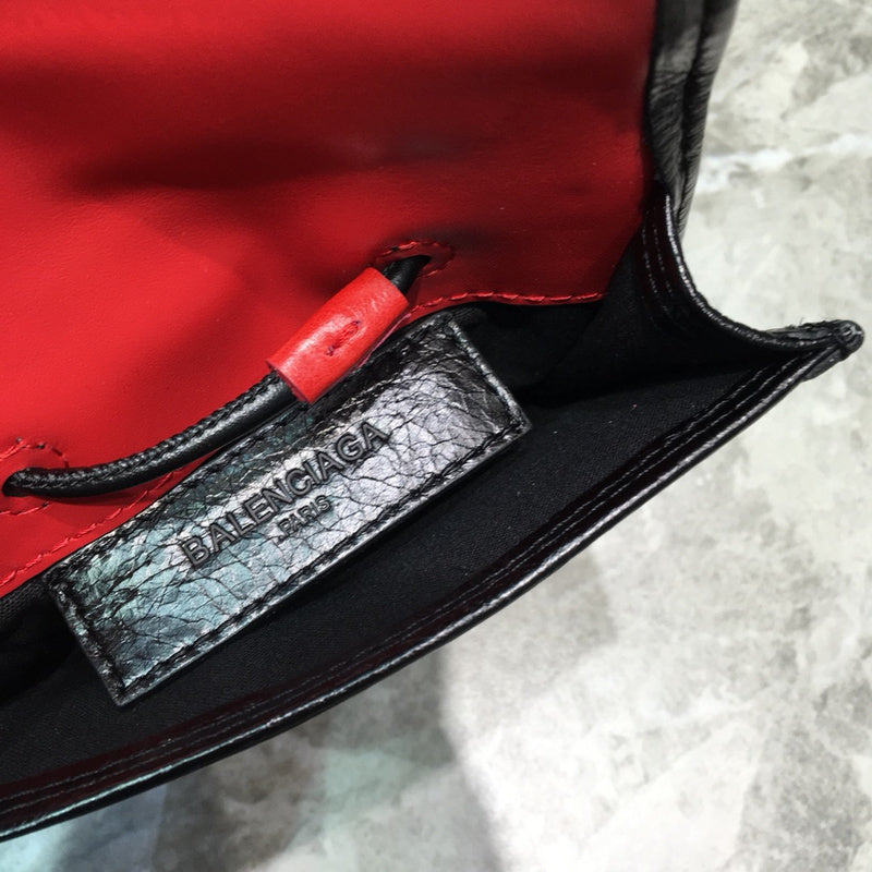 Sophisticated Faux Leather Handbag - Smooth Faux-Leather Exterior | Women's Designer-Inspired Purse #210 - side angle view (image 2) of designer-inspired handbag