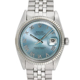 Side view of Rolex men's watch
