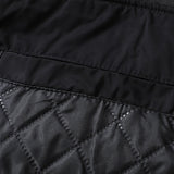 Side profile of Louis Vuitton luxury clothing with monogram-inspired silhouette