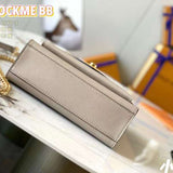 Back view of refined chic women's handbag – women's luxury accessory
