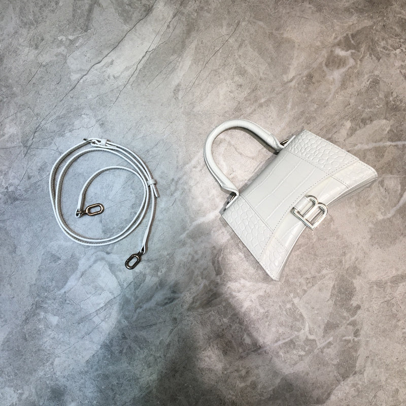 Sophisticated Faux Leather Handbag - Polished Finish | Women's Premium Handbag #615 - front view (image 1) of designer-inspired handbag