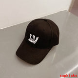 Close-up detail view of Louis Vuitton unisex cap