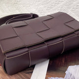 Bold Faux Leather Handbag - Signature Hardware Accents | Women's Statement Accessory #1610 - hardware and detail close-up (image 5) of designer-inspired handbag