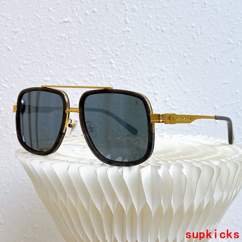 Side view of Louis Vuitton unisex sunglasses