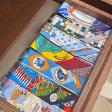 Close-up detail of considered bag design