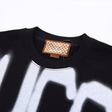 Close-up detail shot of Gucci luxury clothing with tailored silhouette