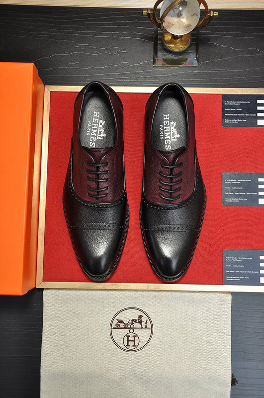 Hermes shoes Style 063 - logo and branding close-up