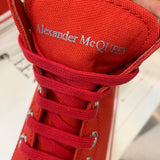 Alexander McQueen Camel Block Heel Pumps - Heel Detail View