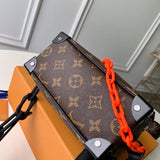 Styled lifestyle shot of refined signature women's handbag – women's statement bag