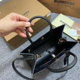 Polished Faux Leather Handbag - Refined Silhouette | Women's Premium Handbag #1121 - hardware and detail close-up (image 5) of designer-inspired handbag