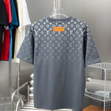 Side profile of Louis Vuitton cotton t-shirt with signature branding