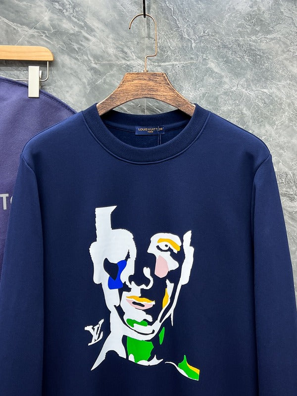 Full styled look of Louis Vuitton luxury clothing with tailored silhouette