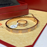 Close-up detail view of Cartier unisex jewelry piece