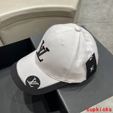 Close-up detail view of Louis Vuitton unisex cap