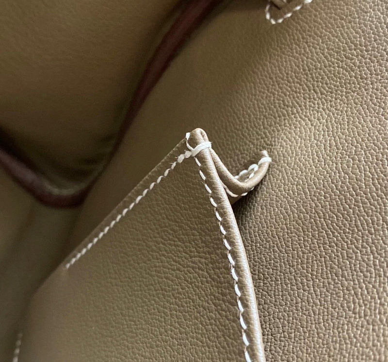 Interior view of elegant premium bag