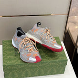 Gucci sneakers detailed view showing premium designer craftsmanship