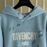 Full styled look of Givenchy luxury clothing with logo-detail design