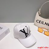Close-up detail view of Louis Vuitton unisex cap