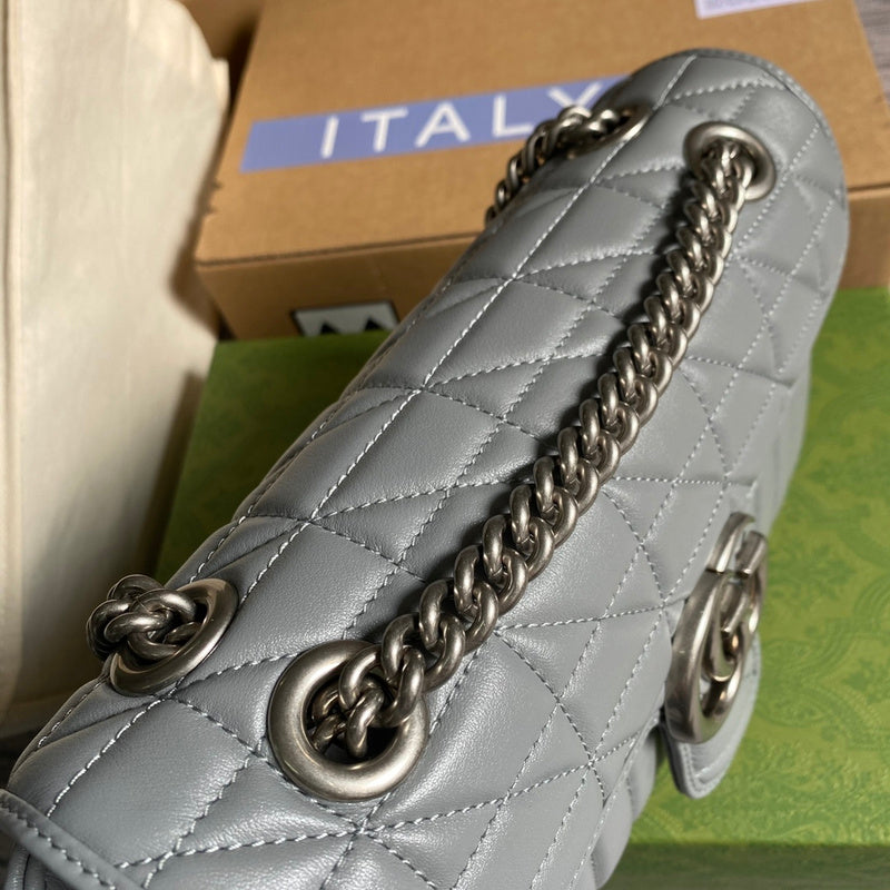 Back view of premium classic women's handbag – women's statement bag