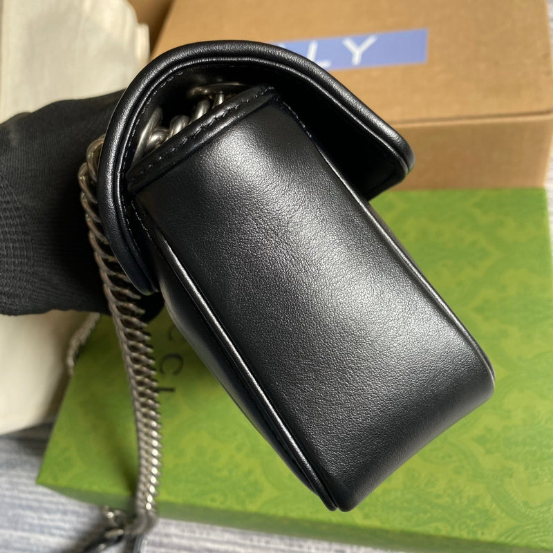 Top view of classic modern women's handbag – women's designer-style accessory