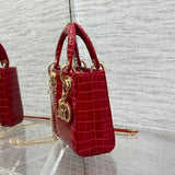 Side profile of statement sleek women's handbag – women's luxury handbag