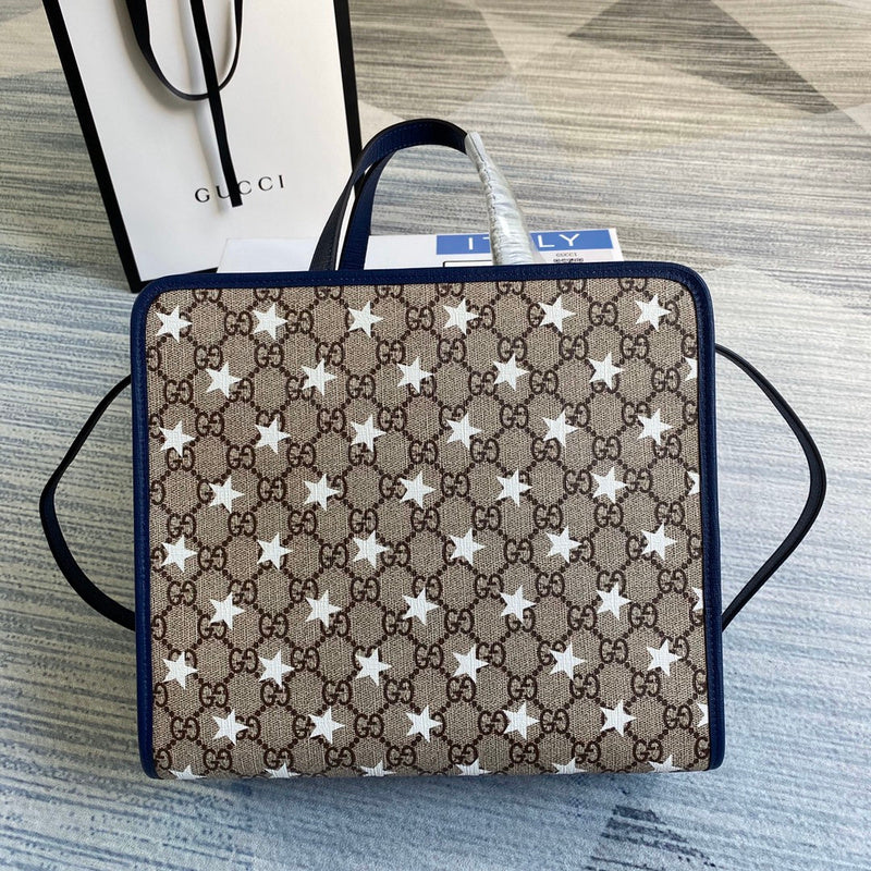 Side profile of statement signature women's handbag – women's everyday handbag