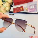 Full view of Cartier unisex sunglasses