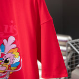 Full styled look of Louis Vuitton cotton t-shirt with relaxed-fit cut